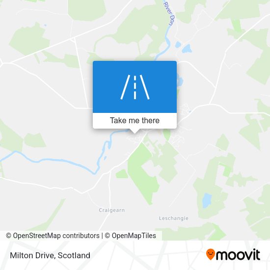 Milton Drive map