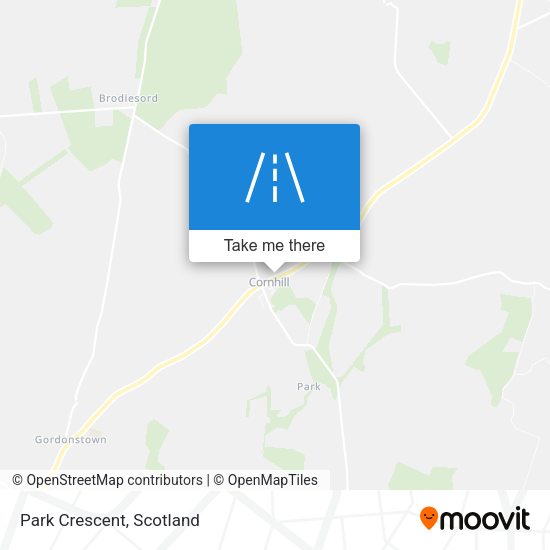 Park Crescent map