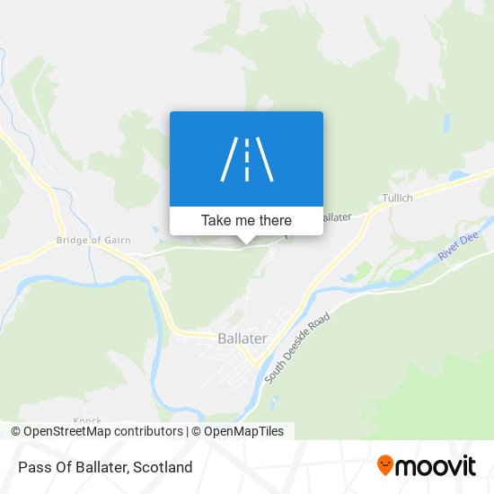 Pass Of Ballater map