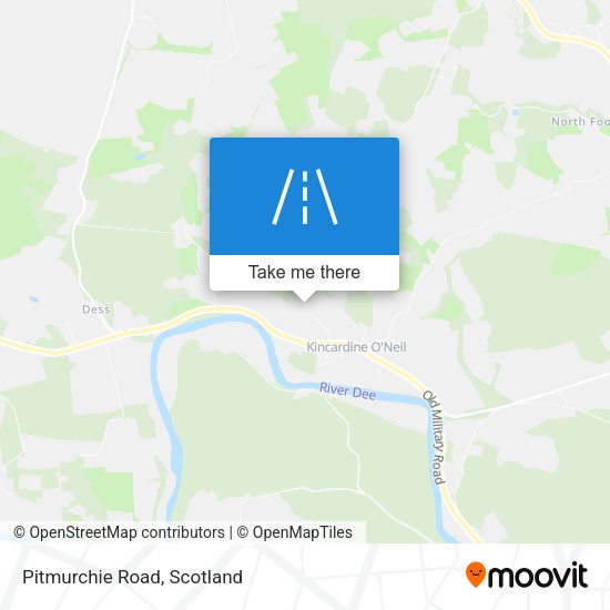 Pitmurchie Road map