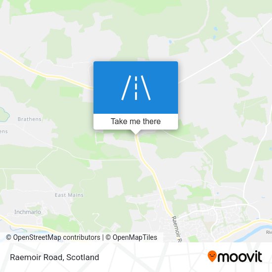 Raemoir Road map