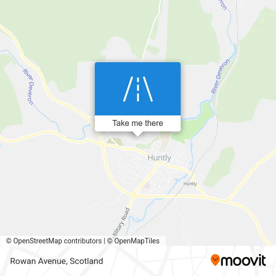 Rowan Avenue map