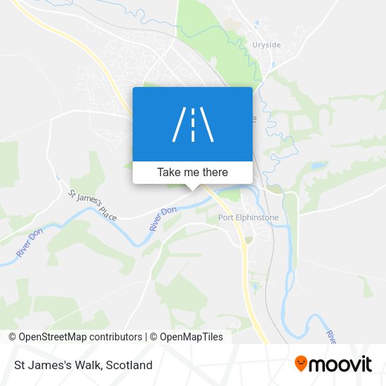 St James's Walk map