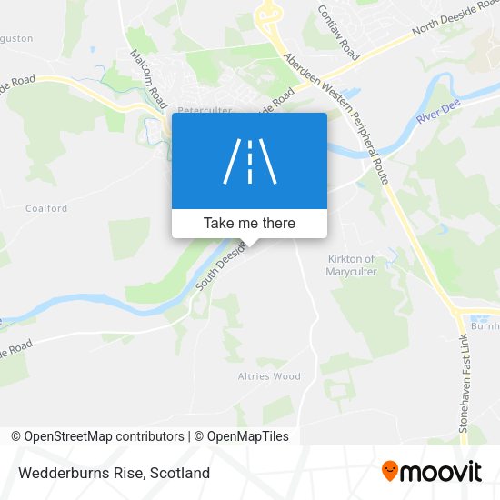 Wedderburns Rise map