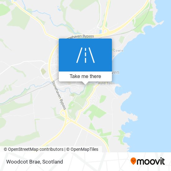 Woodcot Brae map