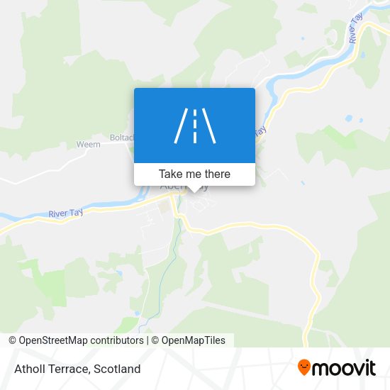 Atholl Terrace map