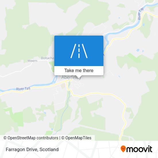 Farragon Drive map