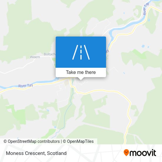 Moness Crescent map