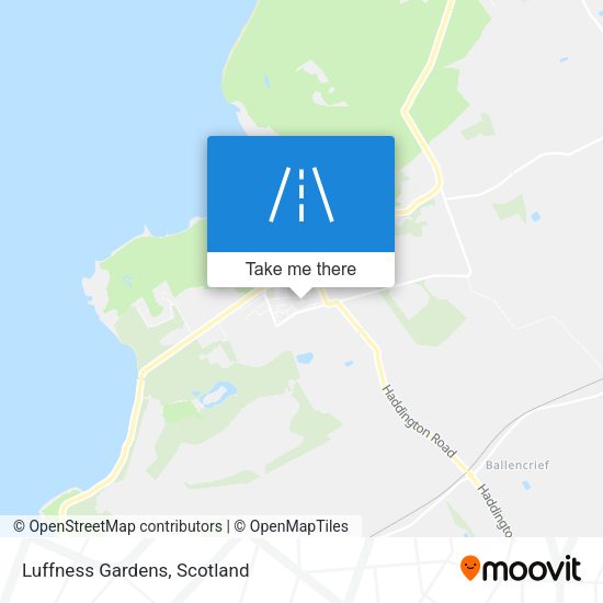 Luffness Gardens map