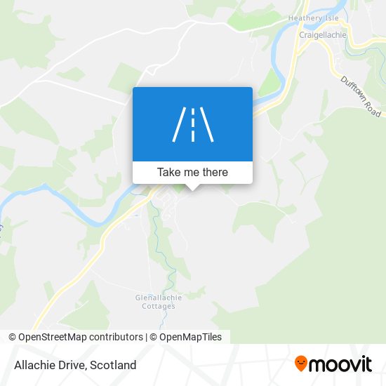 Allachie Drive map