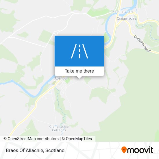 Braes Of Allachie map