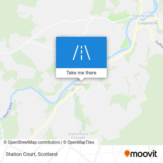 Station Court map