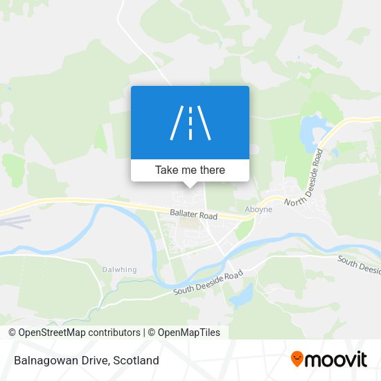 Balnagowan Drive map