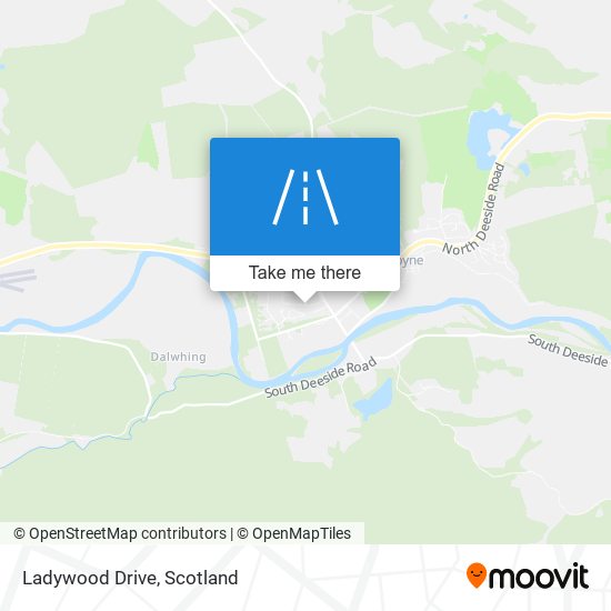 Ladywood Drive map