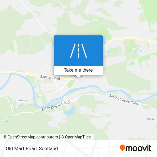 Old Mart Road map