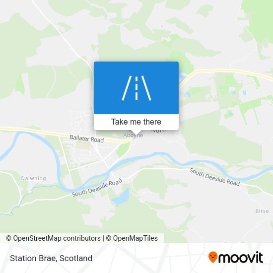 Station Brae map