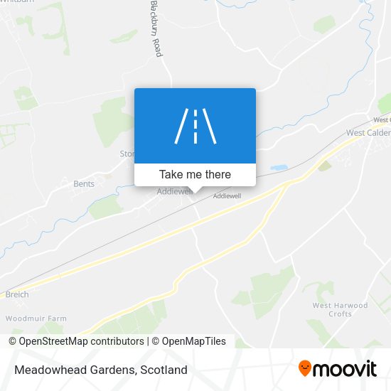 Meadowhead Gardens map