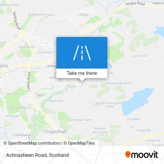 Achnasheen Road map
