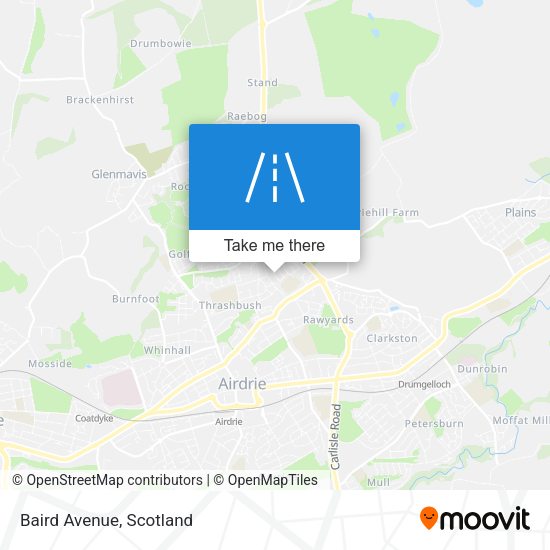 Baird Avenue map