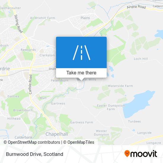 Burnwood Drive map