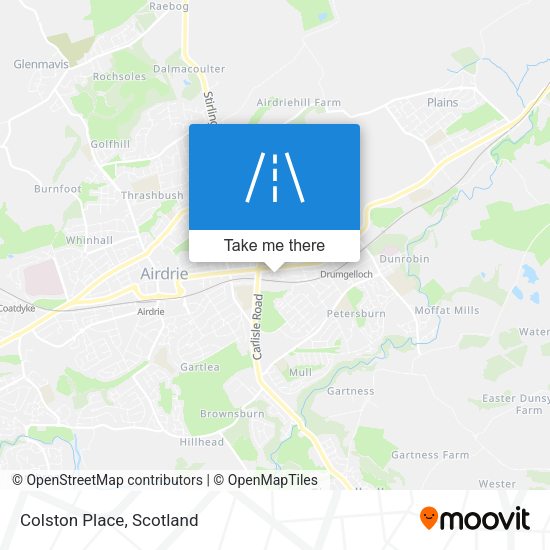 Colston Place map