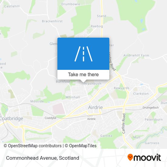 Commonhead Avenue map