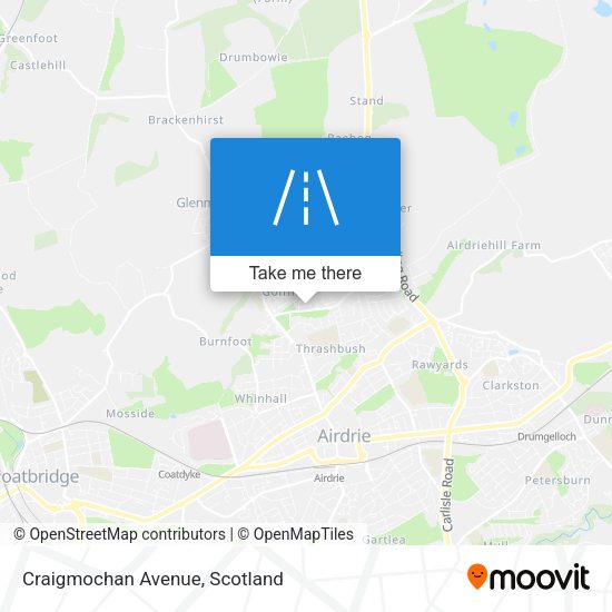 Craigmochan Avenue map