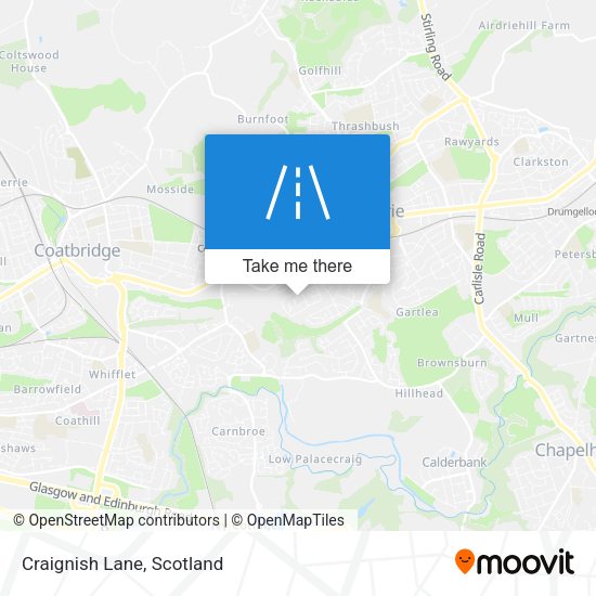 Craignish Lane map