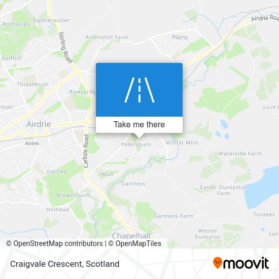 Craigvale Crescent map