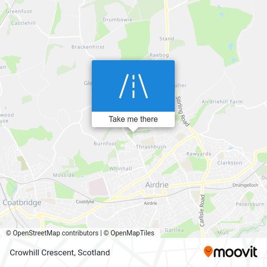 Crowhill Crescent map