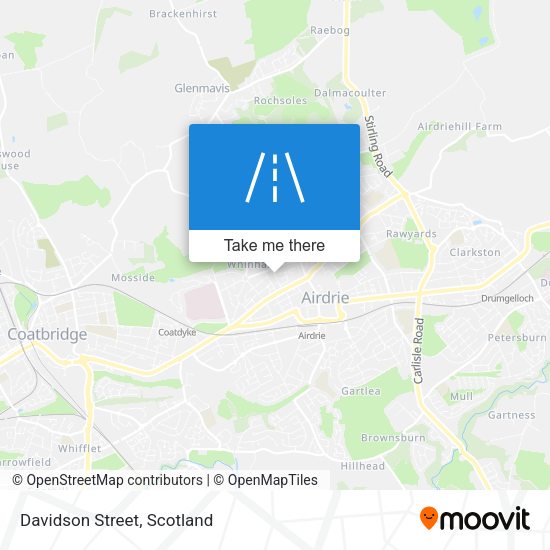 Davidson Street map