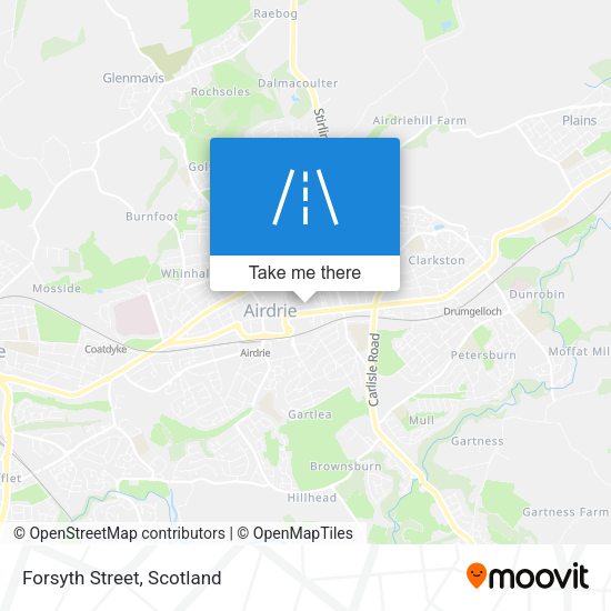 Forsyth Street map