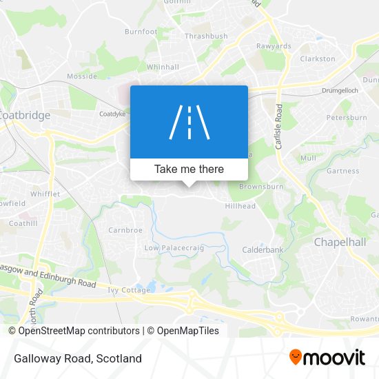 Galloway Road map