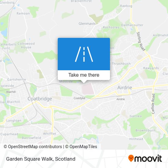 Garden Square Walk map