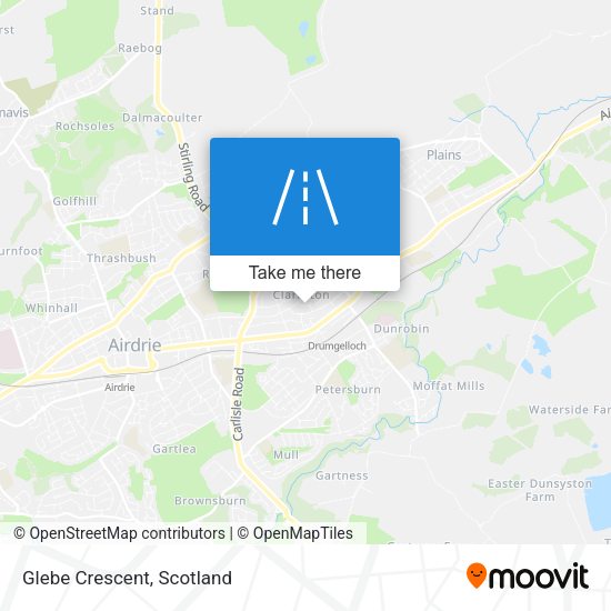 Glebe Crescent map