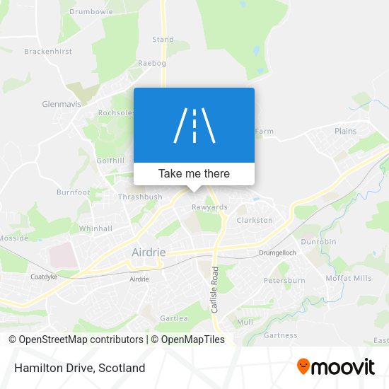 Hamilton Drive map