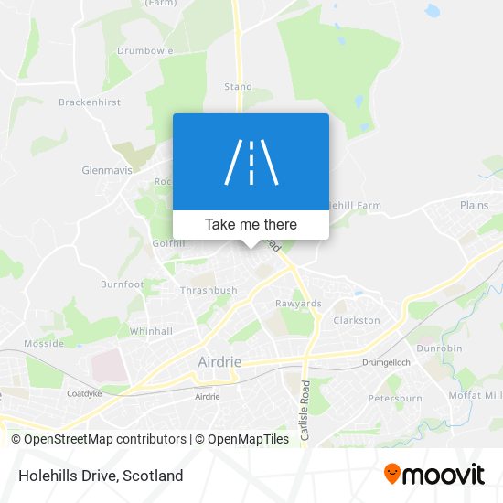 Holehills Drive map