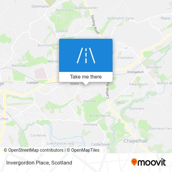 Invergordon Place map