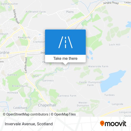 Invervale Avenue map
