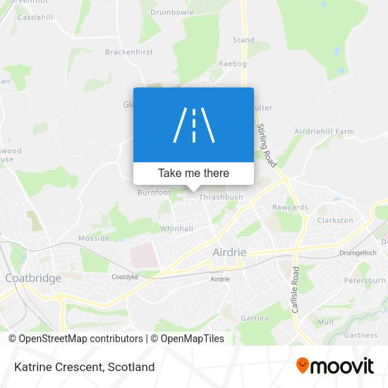 Katrine Crescent map