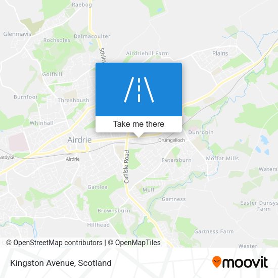 Kingston Avenue map