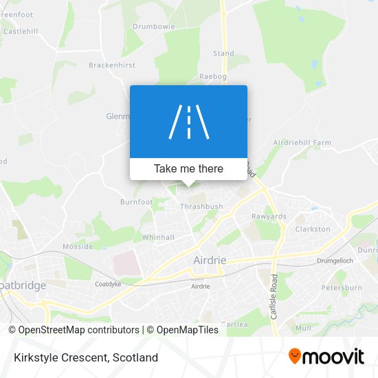 Kirkstyle Crescent map