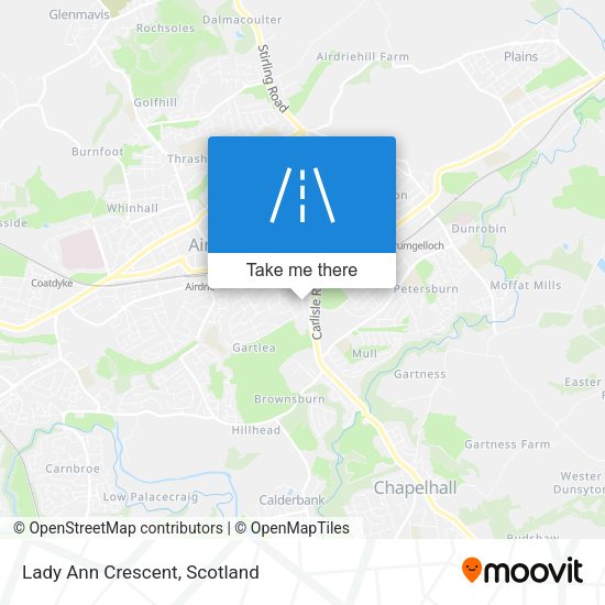 Lady Ann Crescent map
