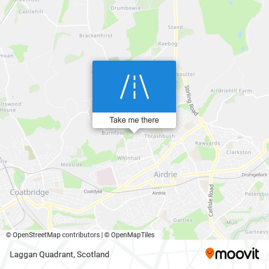 Laggan Quadrant map