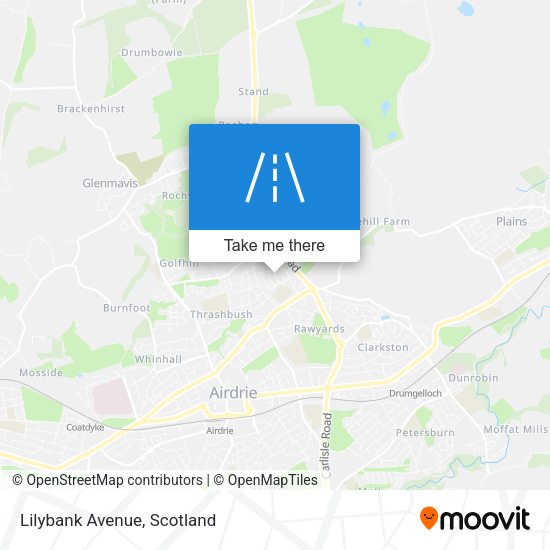 Lilybank Avenue map