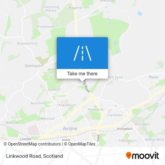 Linkwood Road map