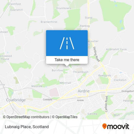 Lubnaig Place map
