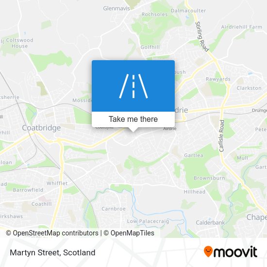 Martyn Street map