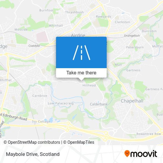 Maybole Drive map