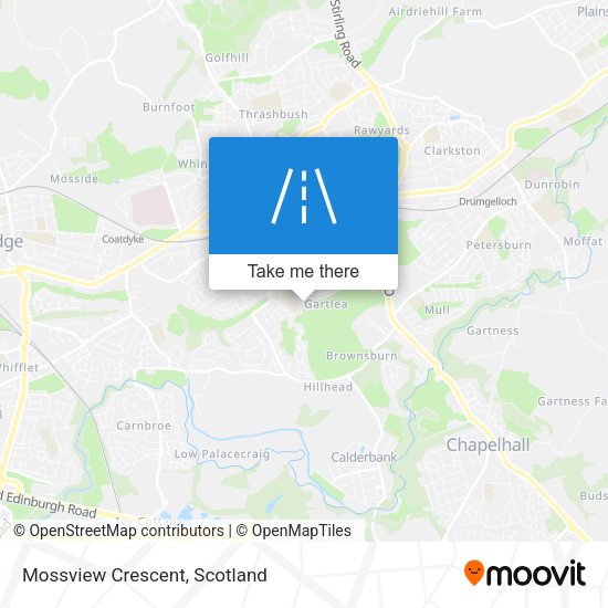 Mossview Crescent map